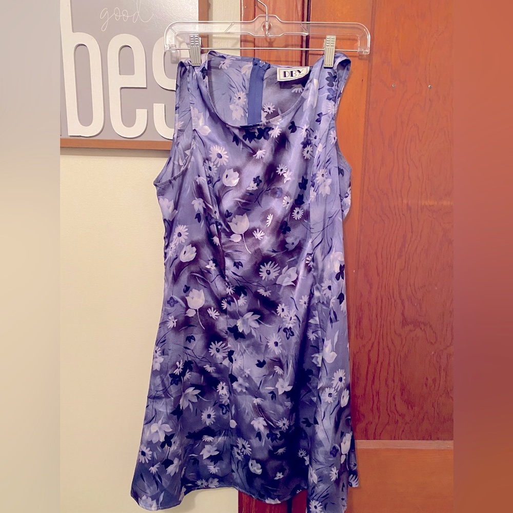 Beautiful purple flower dress